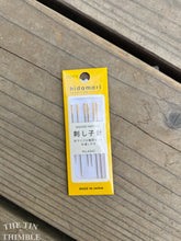 Load image into Gallery viewer, Japanese Sashiko Embroidery Needles - Pack of 6 - Lecien Hidamari Sashiko Needles