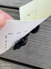 Load image into Gallery viewer, Antique Glass Buttons - 24mm Black and Metallic Green Czech Glass Buttons - 1920s - Six