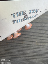 Load image into Gallery viewer, Antique Glass Buttons - 13mm Orange Metallic Floral Czech Glass Buttons - 1930s - Five