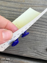 Load image into Gallery viewer, Antique Glass Buttons - 13mm Dark Blue Glass Buttons - 1930s - Six