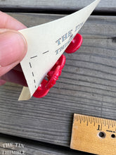 Load image into Gallery viewer, Antique Glass Buttons - 20mm Red Glass Buttons - 1930s - Six