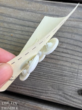 Load image into Gallery viewer, Antique Glass Buttons - 20mm White Glass Buttons - 1920s - Six