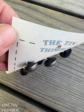 Load image into Gallery viewer, Antique Glass Buttons - 15mm Metallic Glass Buttons - 1930s - Six