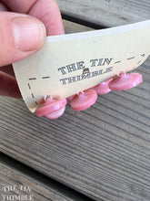 Load image into Gallery viewer, Antique Glass Buttons - 20mm Pink Glass Buttons - 1930s - Six
