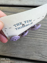 Load image into Gallery viewer, Antique Glass Buttons - 20mm and 13mm Czech Purple Glass Buttons - 1930s - Six of Each Size