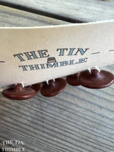 Load image into Gallery viewer, Antique Glass Buttons - 20mm Brown Smooth Glass Buttons - 1930s - Six