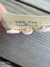 Load image into Gallery viewer, Antique Glass Buttons - 20mm Pale Pink Czech Glass Buttons - 1930s - Six