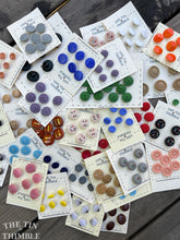 Load image into Gallery viewer, Antique Glass Buttons - 20mm Tan Czech Glass Buttons - 1930s - Five