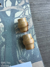 Load image into Gallery viewer, Vintage Wood Toggle Buttons - Card of Two - 15mm x 13mm