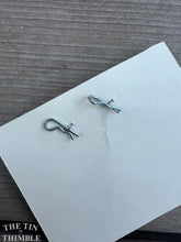 Load image into Gallery viewer, Vintage Wood Toggle Buttons - Card of Two - 15mm x 13mm