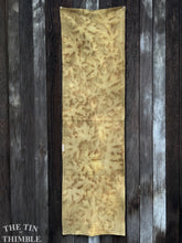 Load image into Gallery viewer, Botanical Printed Table Runner by Sharon Mansfield  - Natural Leaves Printed on USA Produced 100% Wool Fabric - Colorfast & Washable