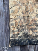 Load image into Gallery viewer, Botanical Printed Table Runner or Scarf by Sharon Mansfield  - Natural Leaves Printed on USA Produced 100% Wool Fabric - Colorfast & Washable
