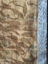 Load image into Gallery viewer, Botanical Printed Table Runner or Scarf by Sharon Mansfield  - Natural Leaves Printed on USA Produced 100% Wool Fabric - Colorfast & Washable