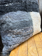 Load image into Gallery viewer, Handmade Wet Felted Pillow by Sharon Mansfield - Wool & Silk Fibers with Envelope Back - Approximately 15" x 15"