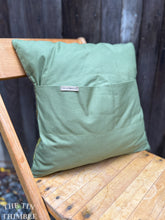 Load image into Gallery viewer, Handmade Wet Felted Pillow by Sharon Mansfield - Wool & Silk Fibers with Envelope Back - Approximately 15" x 15"