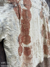 Load image into Gallery viewer, Botanical Printed Shirt by Sharon Mansfield - Men's Small - Real Leaves Printed on Quality Natural Fiber Shirts - Colorfast & Machine Washable