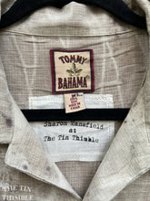 Load image into Gallery viewer, Botanical Printed Shirt by Sharon Mansfield - Men's XL - Real Leaves Printed on Quality 100% Silk Shirt - Colorfast & Machine Washable