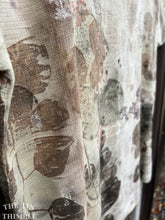 Load image into Gallery viewer, Botanical Printed Shirt by Sharon Mansfield - Men's XL - Real Leaves Printed on Quality 100% Silk Shirt - Colorfast & Machine Washable