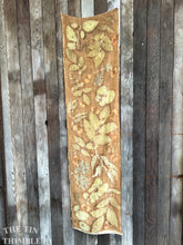 Load image into Gallery viewer, Botanical Printed Pure Silk Scarf by Sharon Mansfield - Natural Leaves Printed on Luxurious Shiny Silk - Colorfast & Washable