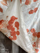 Load image into Gallery viewer, Eucalyptus Leaf Printed Pure Silk Scarf by Sharon Mansfield - Luxurious Shiny Silk Charmeuse - Colorfast & Washable