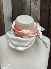 Load image into Gallery viewer, Eucalyptus Leaf Printed Pure Silk Scarf by Sharon Mansfield - Luxurious Shiny Silk Charmeuse - Colorfast & Washable