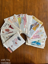 Load image into Gallery viewer, 10 Vintage Sewing Patterns - Bust 36 - PL44 - Butterick Simplicity Advance B6454 A6306 B2478 A8321 S4628 S2242 B6725 S9722 B9985 S1911