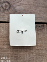 Load image into Gallery viewer, Vintage Plastic Faux Leather Flap Button - Single Button with Shank Back - Dark Gray - 30mm (1 1/8 Inch)