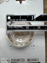 Load image into Gallery viewer, Vintage Champagne Glass Button - Single Faceted Glass Buttons - 25mm (1 Inch)