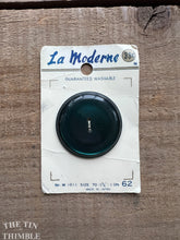 Load image into Gallery viewer, Vintage "La Moderne' Large Jacket Button - 43mm (1 5/8 Inch) - On Original Card