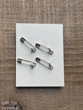 Load image into Gallery viewer, Vintage Norwegian Pewter Buttons - Scandinavian Silver Buttons for Sweaters and Knitwear - Set of 4