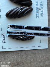 Load image into Gallery viewer, Vintage Wood Toggle Closure - Set of 4 Wood Toggles - 45mm (1 3/4 Inch)