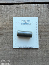 Load image into Gallery viewer, Vintage Cylindrical Toggle Closure - Single - 36mm (1 3/8 Inches) x 15mm - Gray Plastic