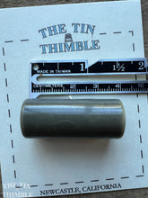 Load image into Gallery viewer, Vintage Cylindrical Toggle Closure - Single - 36mm (1 3/8 Inches) x 15mm - Gray Plastic