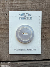 Load image into Gallery viewer, Vintage Mother of Pearl Button - 37 mm (1 3/8 Inch) - Single Opalescent Large Shell Button