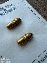 Load image into Gallery viewer, Vintage Toggle Closures - Set of 2 - 20mm (3/4 Inches) x 8mm - Gold