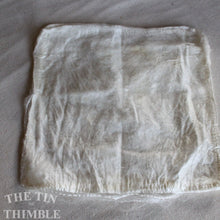 Load image into Gallery viewer, Silk Hankies / Mawata / Hand Dyed / Silk Fiber / Spinning / Felting / Natural White / 1/4 Oz / Hand Dyed Silk / Silk Hanky