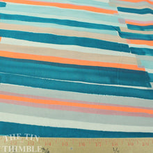 Load image into Gallery viewer, Nani Iro Double Gauze Fabric - 1 1/2 Yard - Double Gauze / Kokka Cotton/ Japanese / 100% Cotton / Stripe / Nani Iro - LAST PIECE!