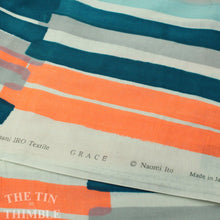 Load image into Gallery viewer, Nani Iro Double Gauze Fabric - 1 1/2 Yard - Double Gauze / Kokka Cotton/ Japanese / 100% Cotton / Stripe / Nani Iro - LAST PIECE!