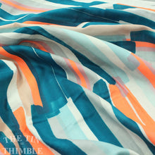 Load image into Gallery viewer, Nani Iro Double Gauze Fabric - 1 1/2 Yard - Double Gauze / Kokka Cotton/ Japanese / 100% Cotton / Stripe / Nani Iro - LAST PIECE!