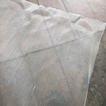 Load image into Gallery viewer, 100% Silk Shantung Organza Fabric Yardage in Natural White -1 Yard - Silk for Felting, Sewing or Dyeing