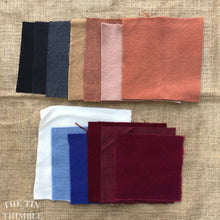 Load image into Gallery viewer, 100% Wool Felt Square - Vintage Solid Wool - Wool Flat Felt Fabric for Embroidery, Applique & Crafts