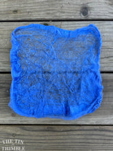 Load image into Gallery viewer, Silk Mulberry Hankies for Spinning or Felting in Dream Blue / 3 Grams / 100% Silk Hankies