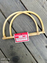 Load image into Gallery viewer, Rattan Purse Handles - Set of 2 - Bamboo Bag Handles - 9&quot; x 5.5&quot;
