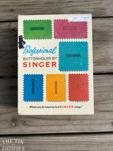 Load image into Gallery viewer, Singer Professional Buttonholer for Slant Needle Zig Zag Machines - 102878 in Mint Condition - 1970s Button Hole Maker