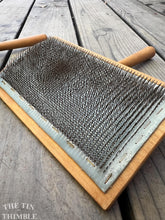 Load image into Gallery viewer, USED Curved Hand Carders by Schacht Spindle - Handmade Brush for Carding Wool - Made in Colorado, USA