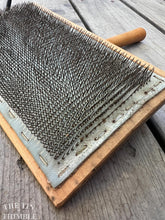 Load image into Gallery viewer, USED Curved Hand Carders by Schacht Spindle - Handmade Brush for Carding Wool - Made in Colorado, USA