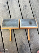 Load image into Gallery viewer, USED Curved Hand Carders by Schacht Spindle - Handmade Brush for Carding Wool - Made in Colorado, USA