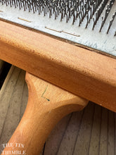 Load image into Gallery viewer, USED Curved Hand Carders by Schacht Spindle - Handmade Brush for Carding Wool - Made in Colorado, USA