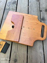 Load image into Gallery viewer, Blending Board by Clemes & Clemes - Handmade Cherry Blending Board for Drum Carding and Felting - Made in California, USA