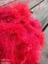 Load image into Gallery viewer, Hand Dyed Throwsters Waste Silk Fiber for Felting, Spinning or Weaving - 1/8 Oz - Punch